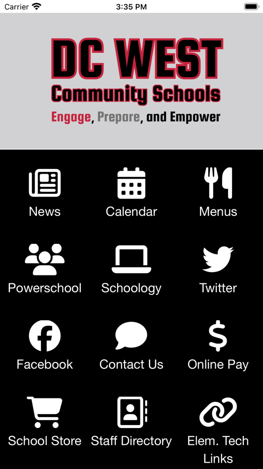 #1. DC West Community Schools (iOS) Podle: Douglas County West Community Schools