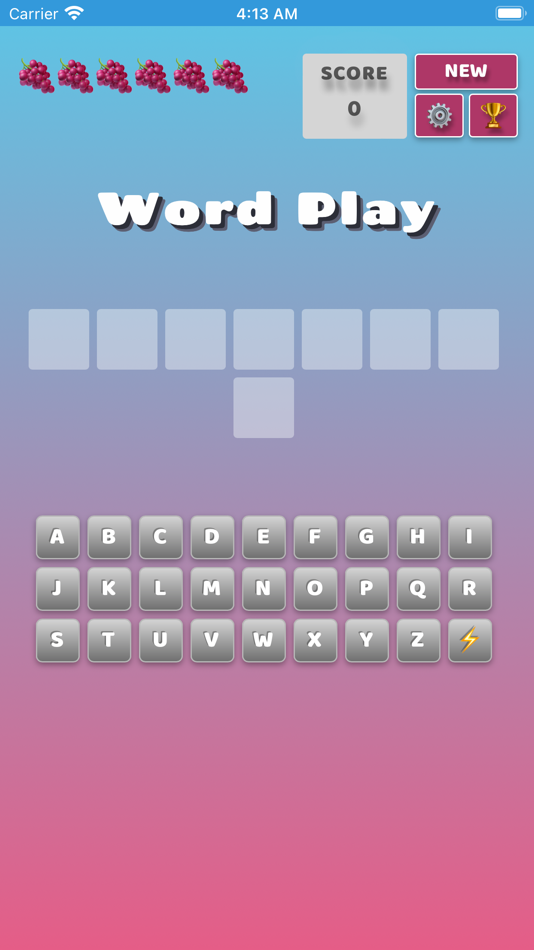 #1. Word Guess Play Challenge (iOS) 由: Jorge Hugo Sanz Saez