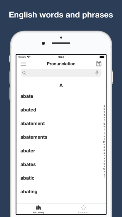 Screenshot #1 pour Audio Pronunciation Dictionary