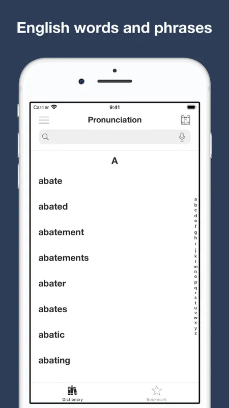 Audio Pronunciation Dictionary screenshot 1 of 7