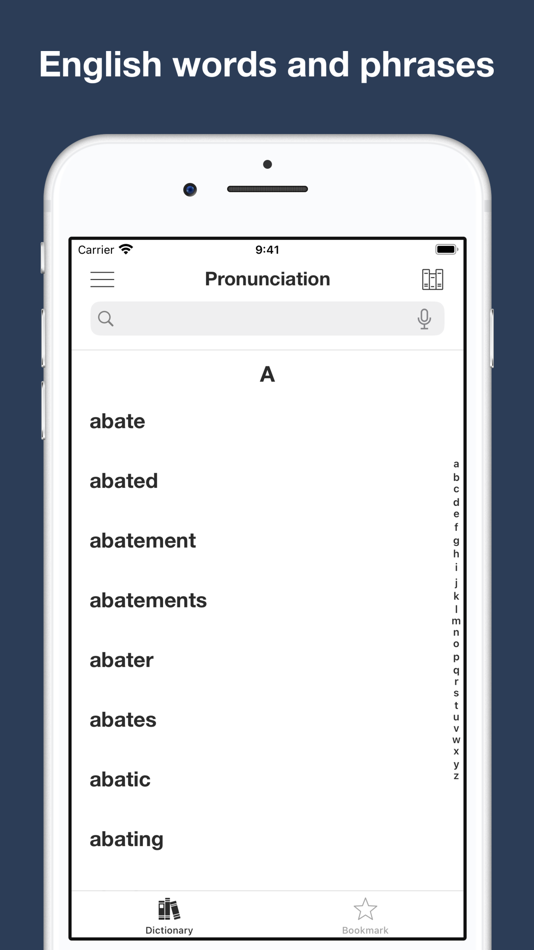 Audio Pronunciation Dictionary - 2.0 - (iOS)