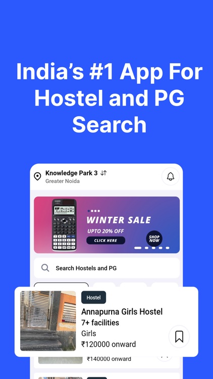 Provider App: Search Hostel&PG
