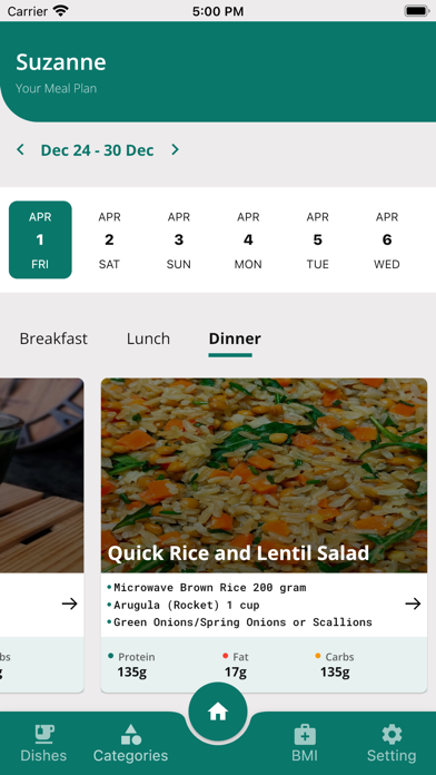 Meal Planner Pro Screenshot