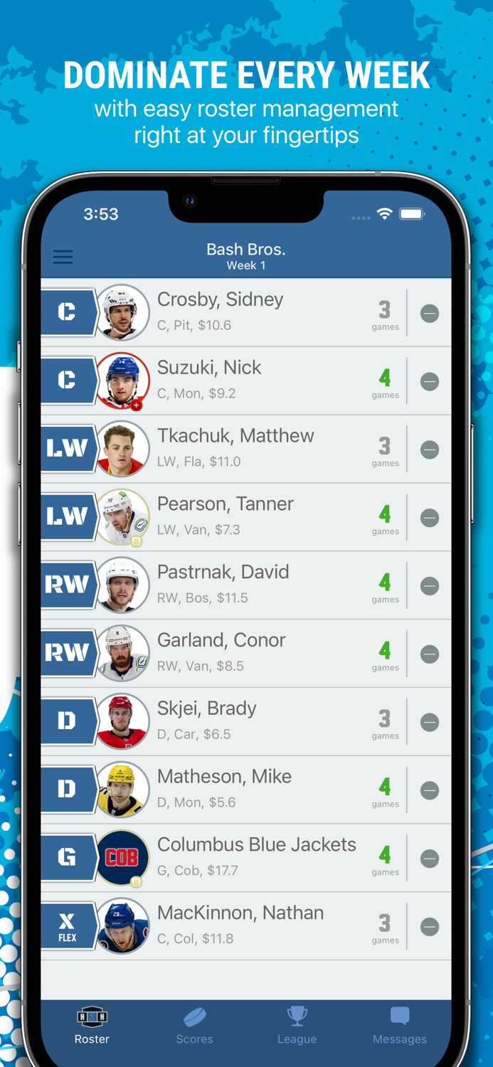 H2H Fantasy Hockey