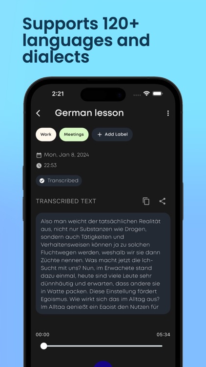 Transcribe AI Voice to Text screenshot-3