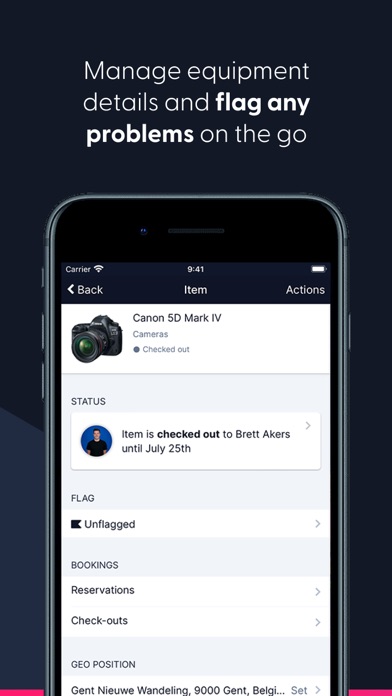 Cheqroom: Equipment Management Screenshot