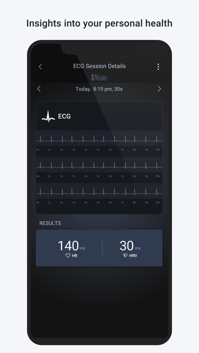 Masimo Health Screenshot