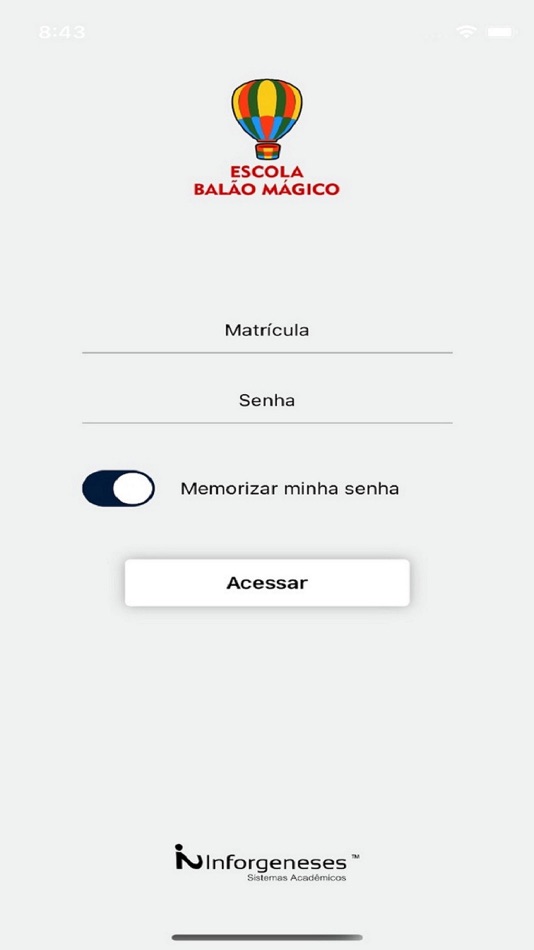 #1. Escola Balão Mágico (iOS) 来自: Inforgeneses Solução Informática