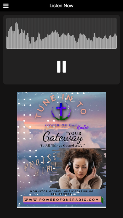 Power of One Radio Screenshot