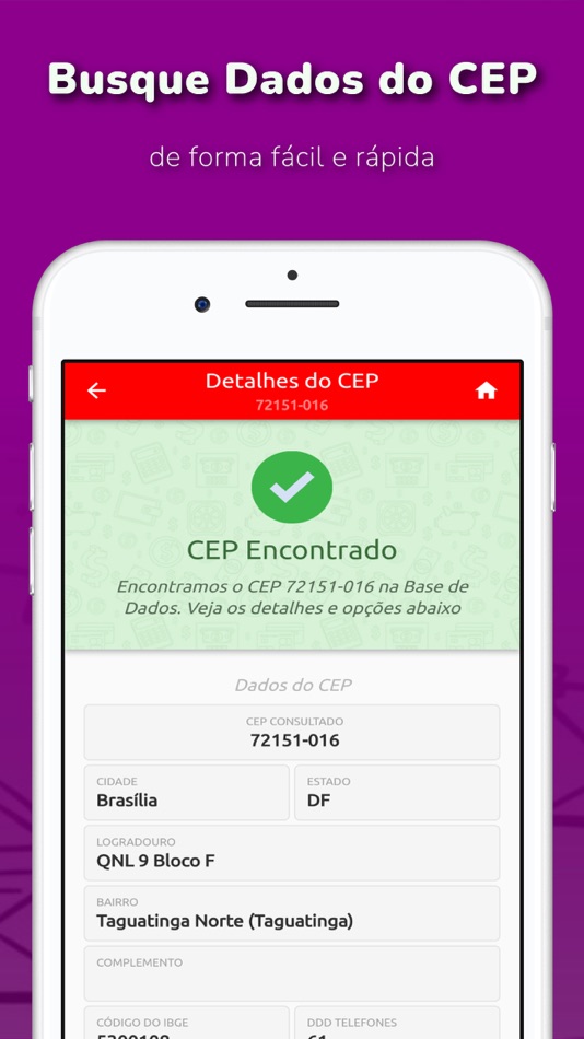 #3. Busca CEP - Consulta Correios (iOS) Ved: G PLUS - TECNOLOGIA DA INFORMACAO EIRELI