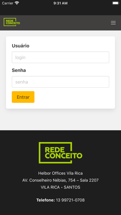 Rede Conceito Screenshot
