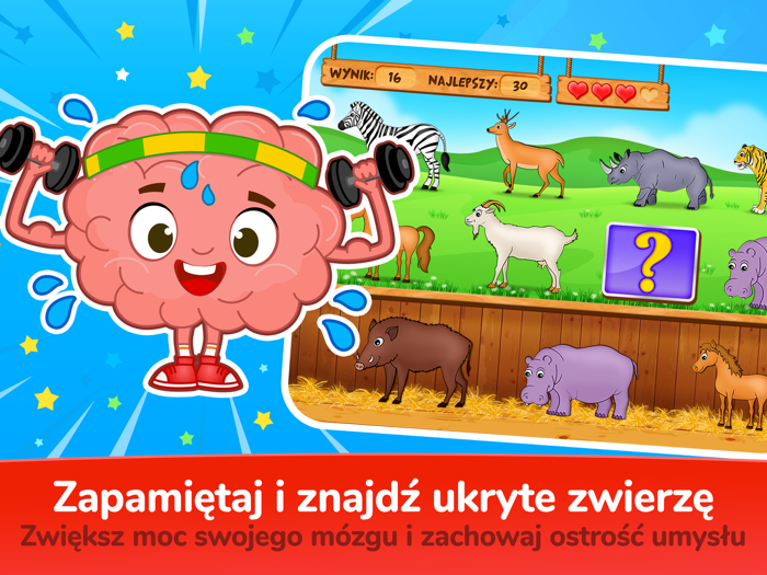 Gry dla Dzieci ćwiczące pamięć