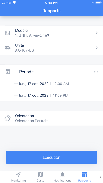 ACCESS GEOLOC Screenshot