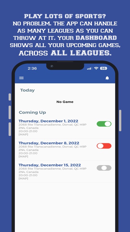 HappyRoster pickup sports app