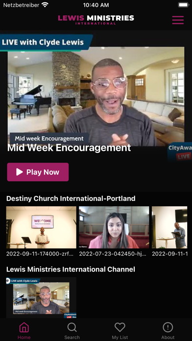 Lewis Ministries International Screenshot