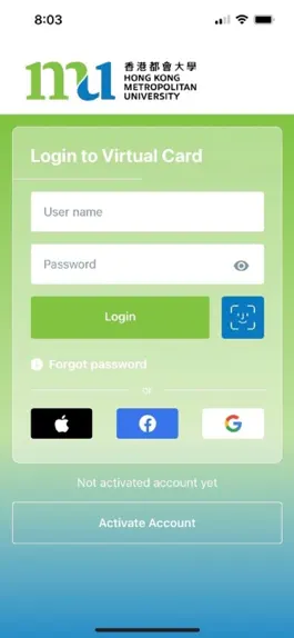 Game screenshot HKMU Virtual Card mod apk