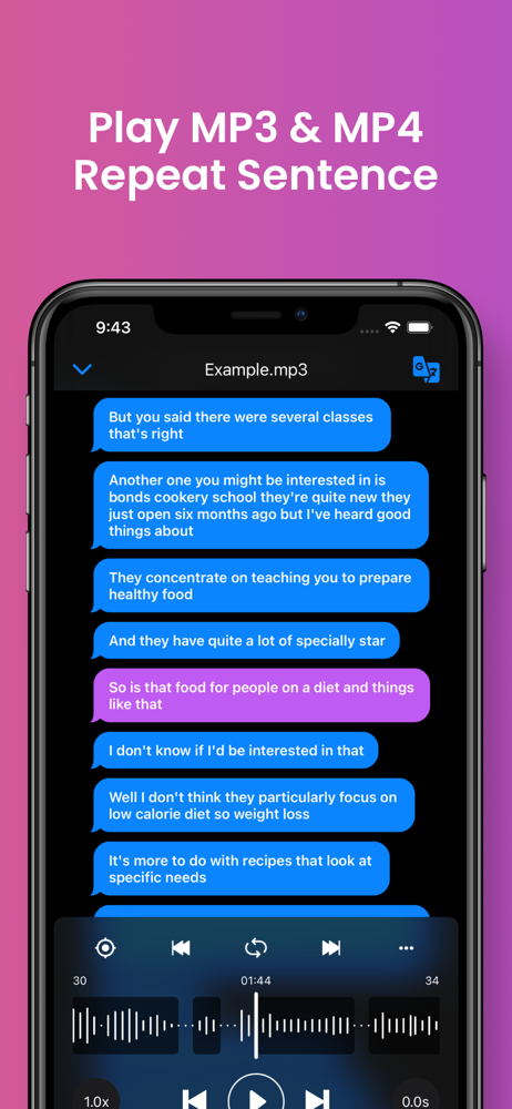 English Player - IELTS & TOEFL screenshot 2