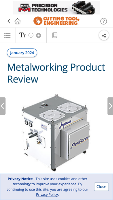 Cutting Tool Engineering Screenshot