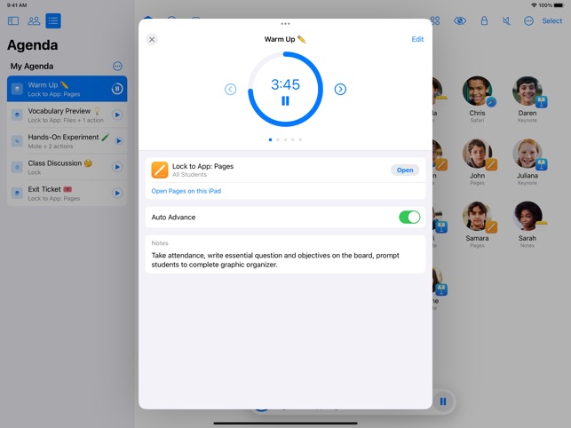 View and lock students' screens in Classroom - Apple Support