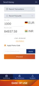 Money2India (Europe) screenshot #3 for iPhone