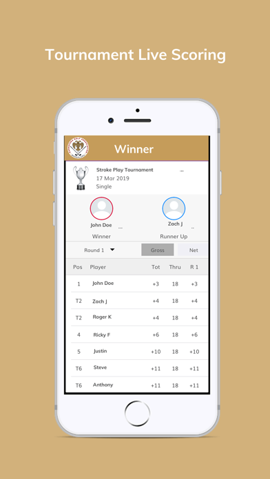 KGA Golf App Screenshot