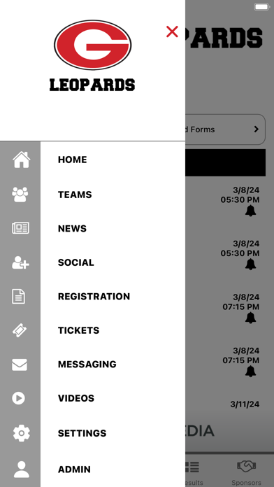 Gainesville Leopards Athletics Screenshot