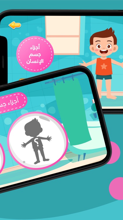 أجزاء جسم الانسان