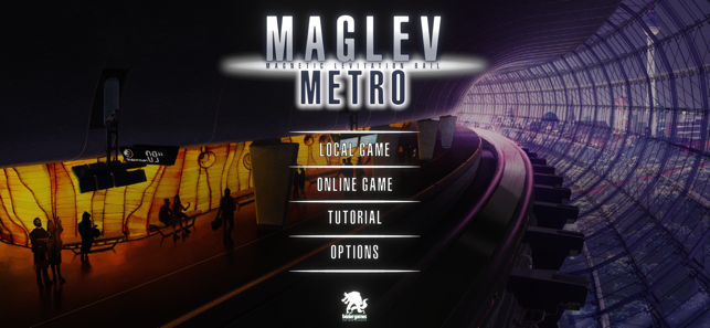 Captura de tela do Maglev Metro