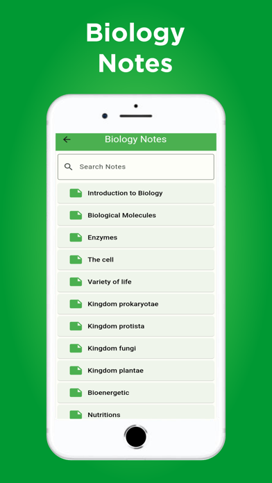 Biology Notes and Dictionary Screenshot