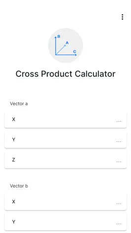 Game screenshot Cross Product Calculator mod apk