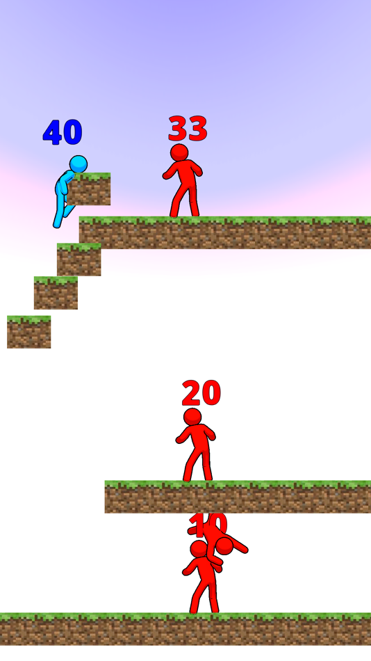 #3. Stair Up Stickman (iOS) By: 海龙 詹