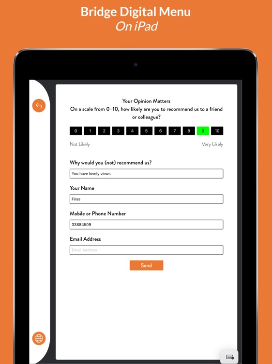 Menu on iPad screenshot-6
