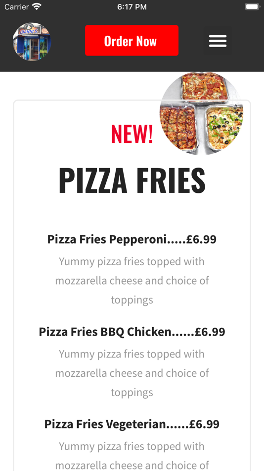 #7. Gianni’s Pizza - Hull (iOS) 由: MealDash