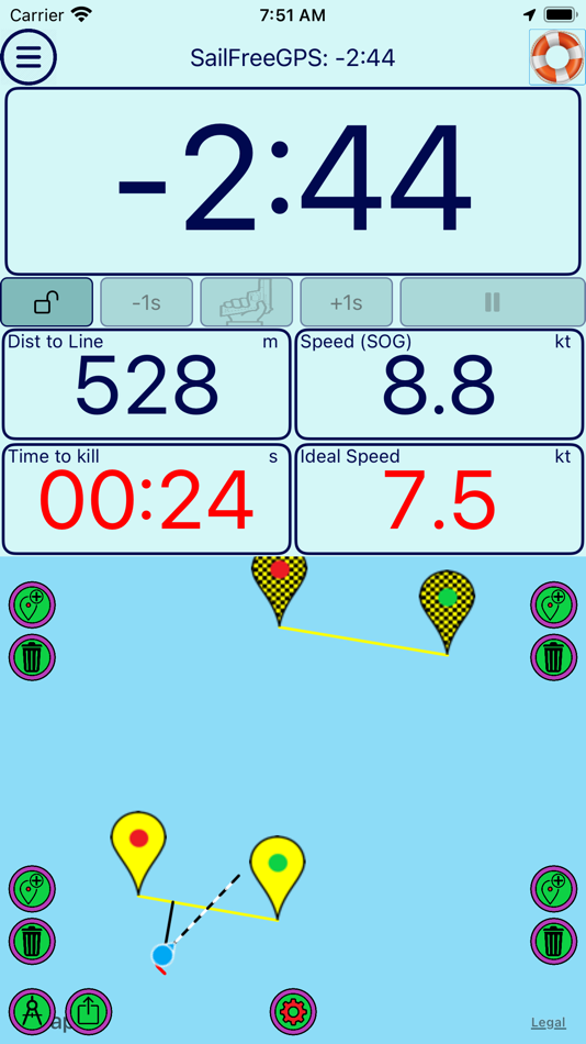 #5. SailFreeGPS (iOS) 由: Frederic BRO