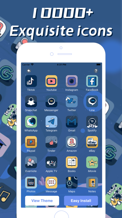 Themes: Color Widgets, Icons Screenshot