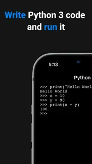 python 3 coding ide learn code iphone screenshot 4