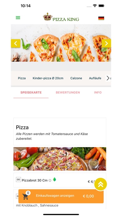 Pizza King Naum Burg Screenshot