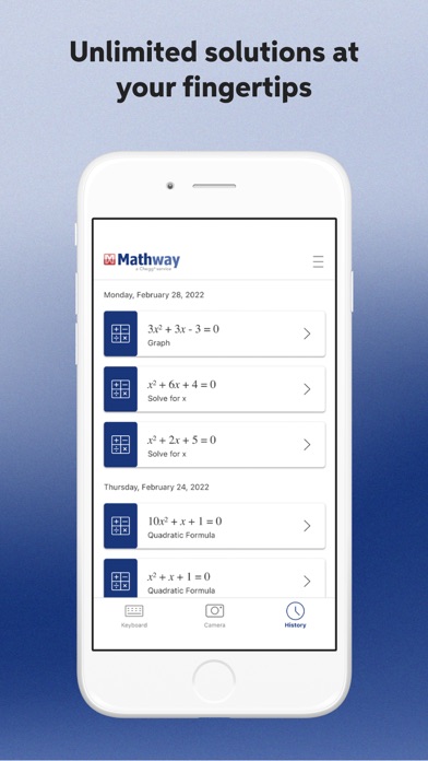 Mathway: Math Problem Solver Screenshot