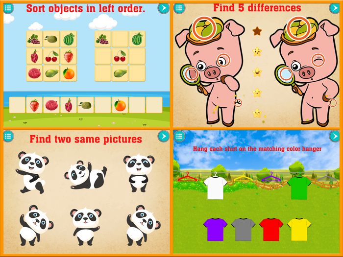 First Words Preschool Games