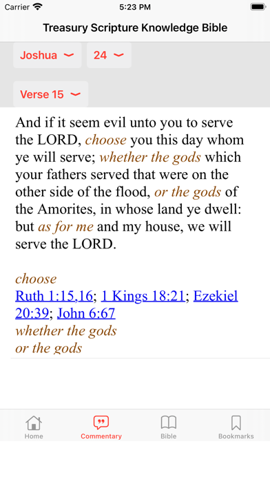TSK Bible Commentary Screenshot