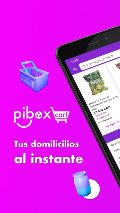 Pibox Cart Screenshot