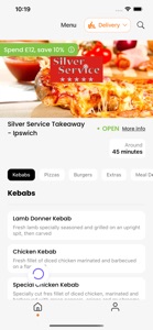 Silver Service Takeaway screenshot #1 for iPhone