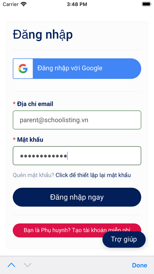 #1. Schoolisting Parent (iOS) 由: Nhu Do Thi Huong