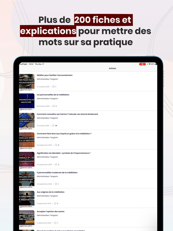 Tangram Live  Méditation