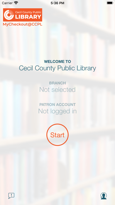 MyCheckout@CCPL Screenshot