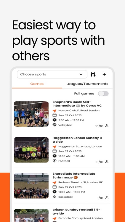 Sportas - Play casual sports