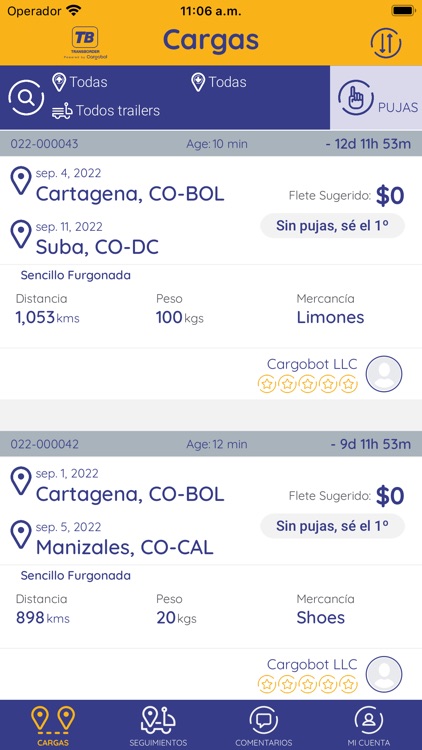 Transportador Transborder