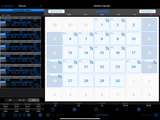 iLog Aviation Logbook iPad screenshot 8 - Travel app