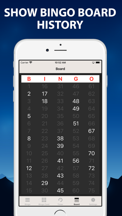 Bingo Caller at Home Screenshot