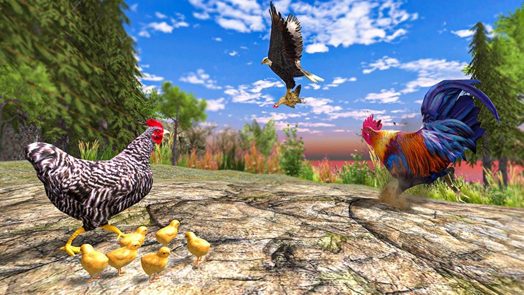 Wild Rooster Chicken Simulator screenshot-3